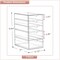 Sorbus 10 Drawers Acrylic Organizer for Makeup, Organization and Storage, Art Supplies, Jewelry, Stationary - 2 Pcs Clear Stackable Storage Drawers